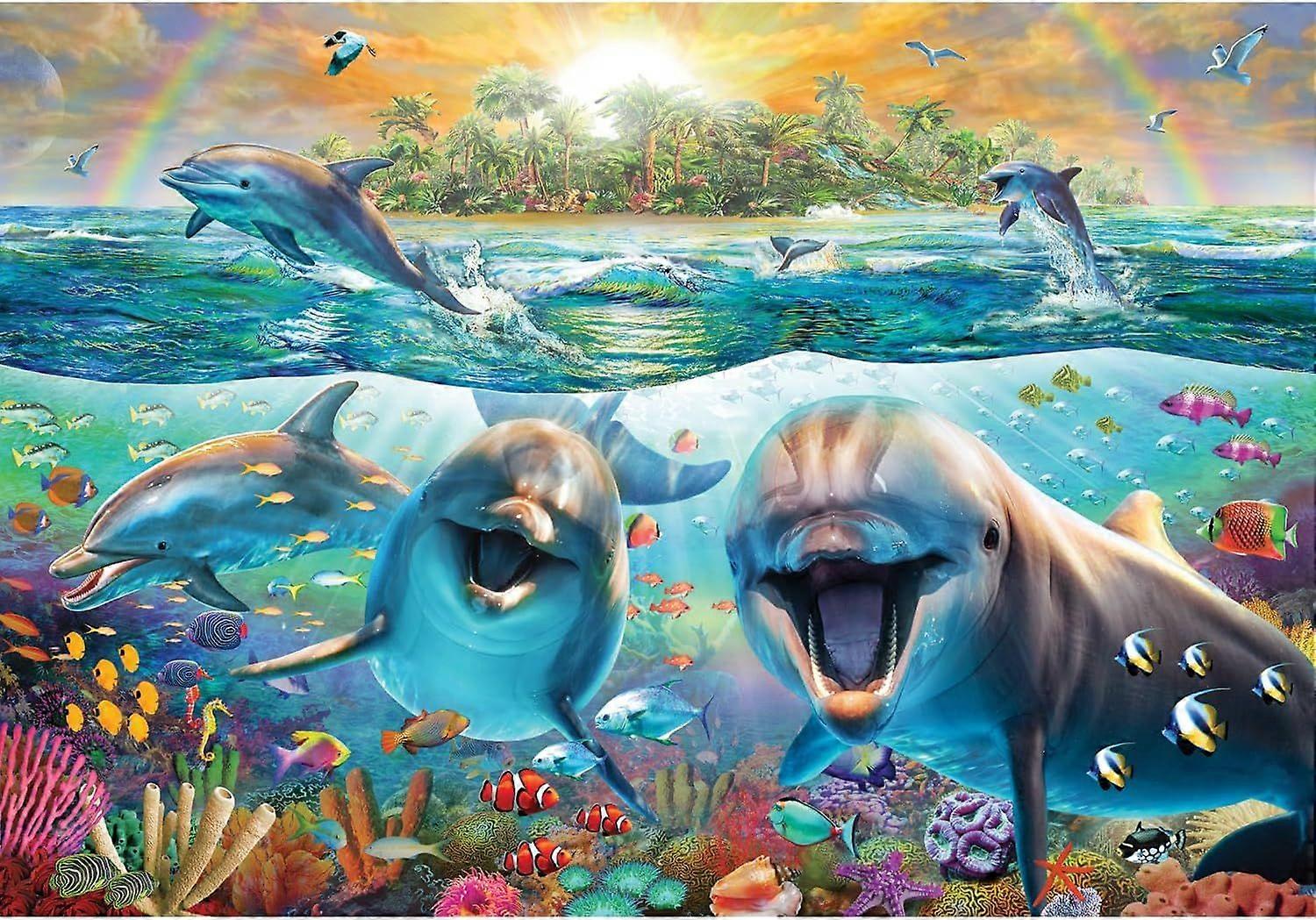 Quebra-cabeça Golfinhos Risonhos VV142