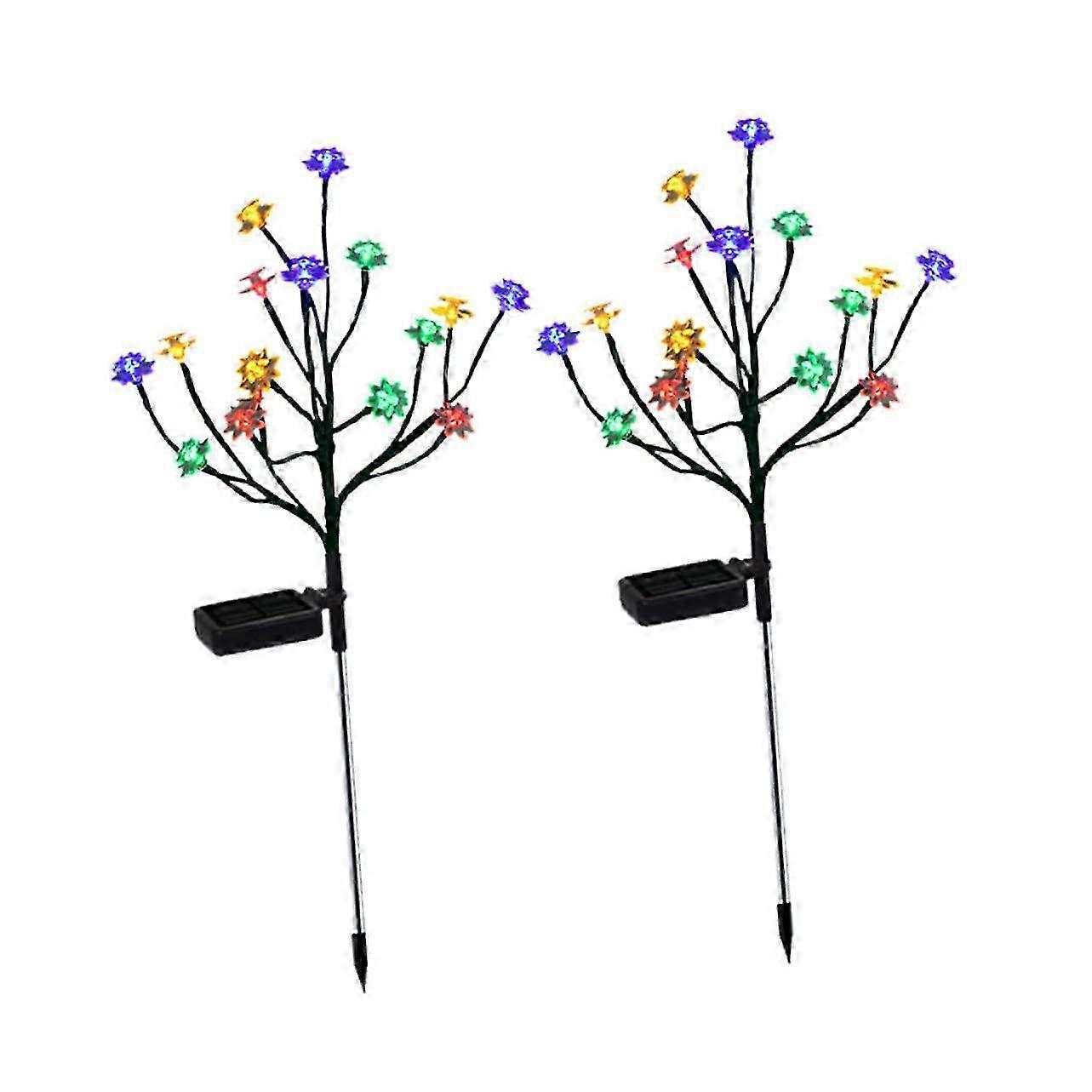 Solar Lawn Lamp Gradient LED Stake Light