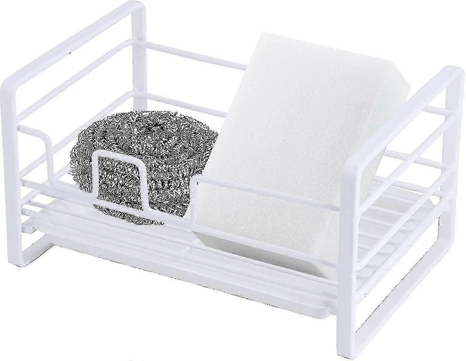 Kitchen Sink Sponge Storage Basket (white)