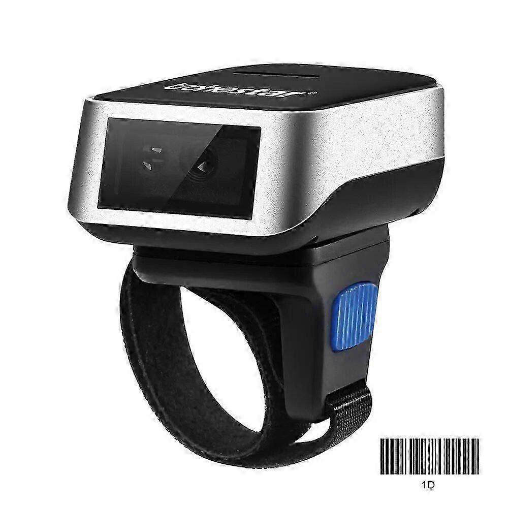 Trohestar Wireless Barcode Scanner, 1D 2D Barcode Reader Compatible with Android, Supports QR Code and PDF417 Barcode Reading, Comes with USB Connecti