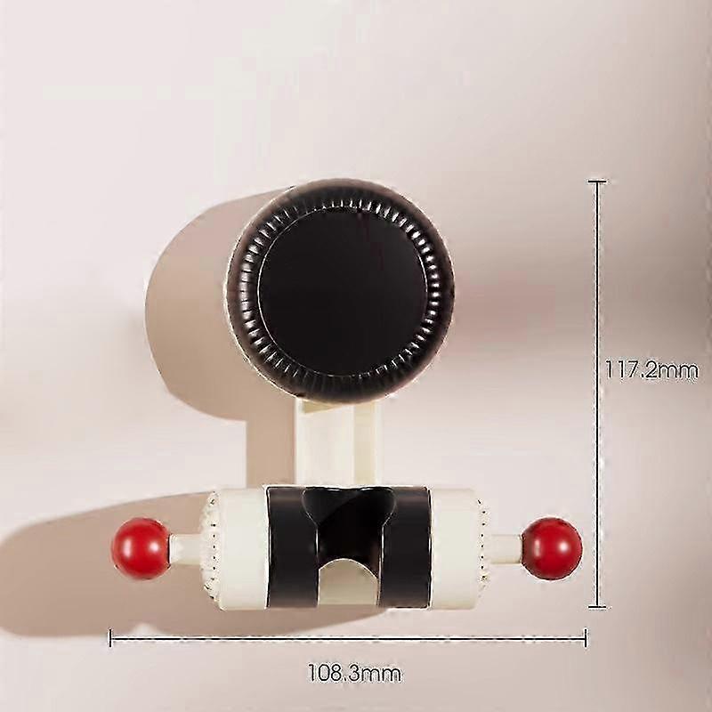 Swivel & Height-Adjustable No-Drill Shower Holder