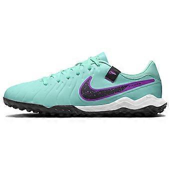Nike Tiempo Legend 10 Schnür-Fußballschuhe aus TF-Kunstleder, Unisex, Grün/Lila, DV4342-300