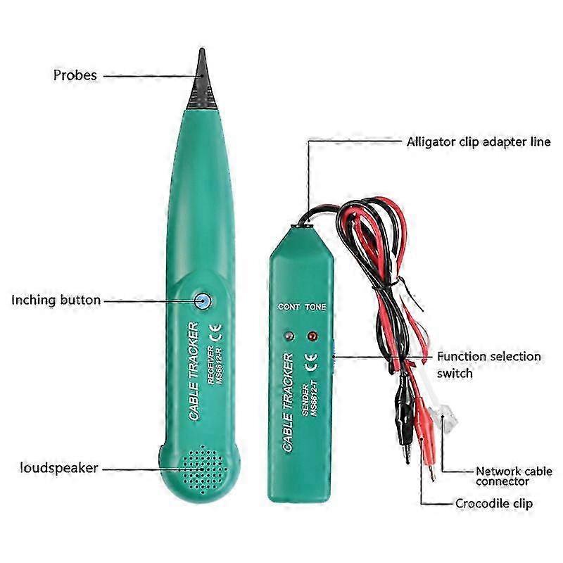 Cable tracker, network cable tester, cable tracing instrument, MS6812English version compatible