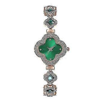 Mode Vierblättriges Kleeblatt Armband Quarzuhr Lässige Vielseitige Damenuhr Damenuhr