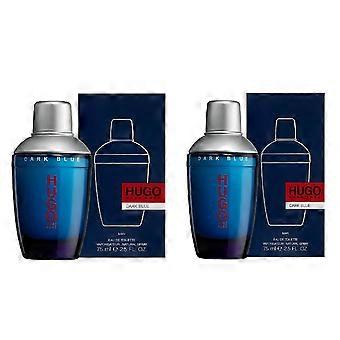 Pack of 2 - Hugo Boss HUGO Dark Blue For Men 75ml Eau De Toilette Spray