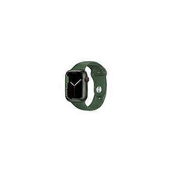 Apple Watch Serie 7 Cell 45mm Green Aluminum Case / Clover Sport Band Ita Mkjr3ty / A