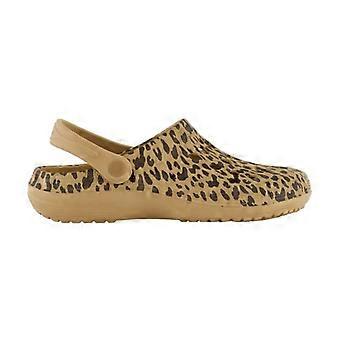 Regatta Womens/Ladies Sakari Leopard Print Clogs