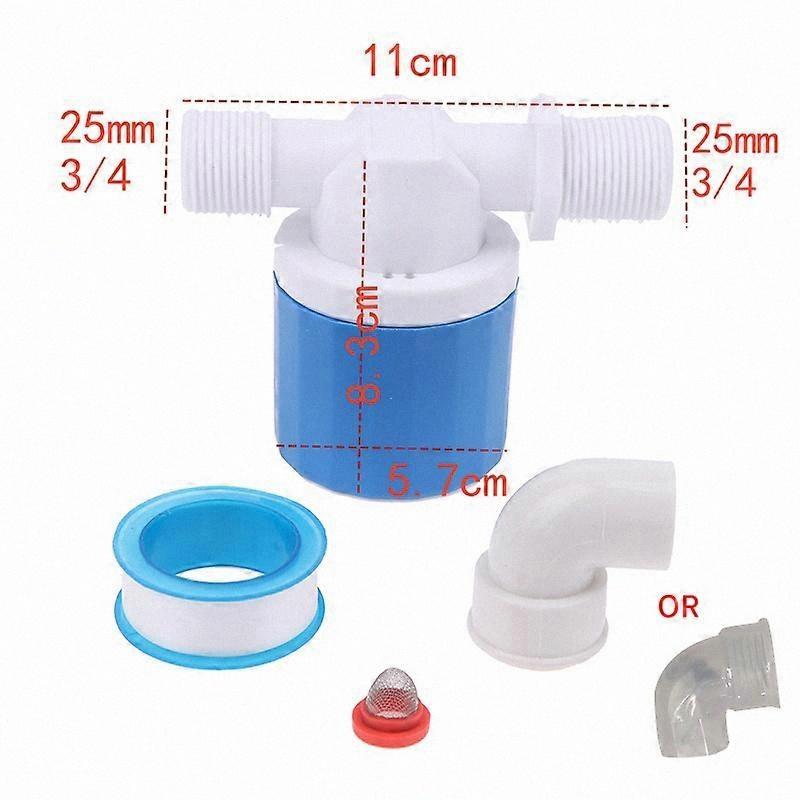 For Tank, Tower & Pool Water Control: Automatic Water Level Control Valve - 1/2" 3/4" Float Ball Valve with Automatic Stop
