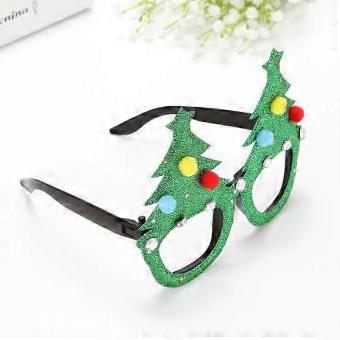 Reindeer Christmas Glasses Frames, Xmas Party Photo Props Dress Up Accessory