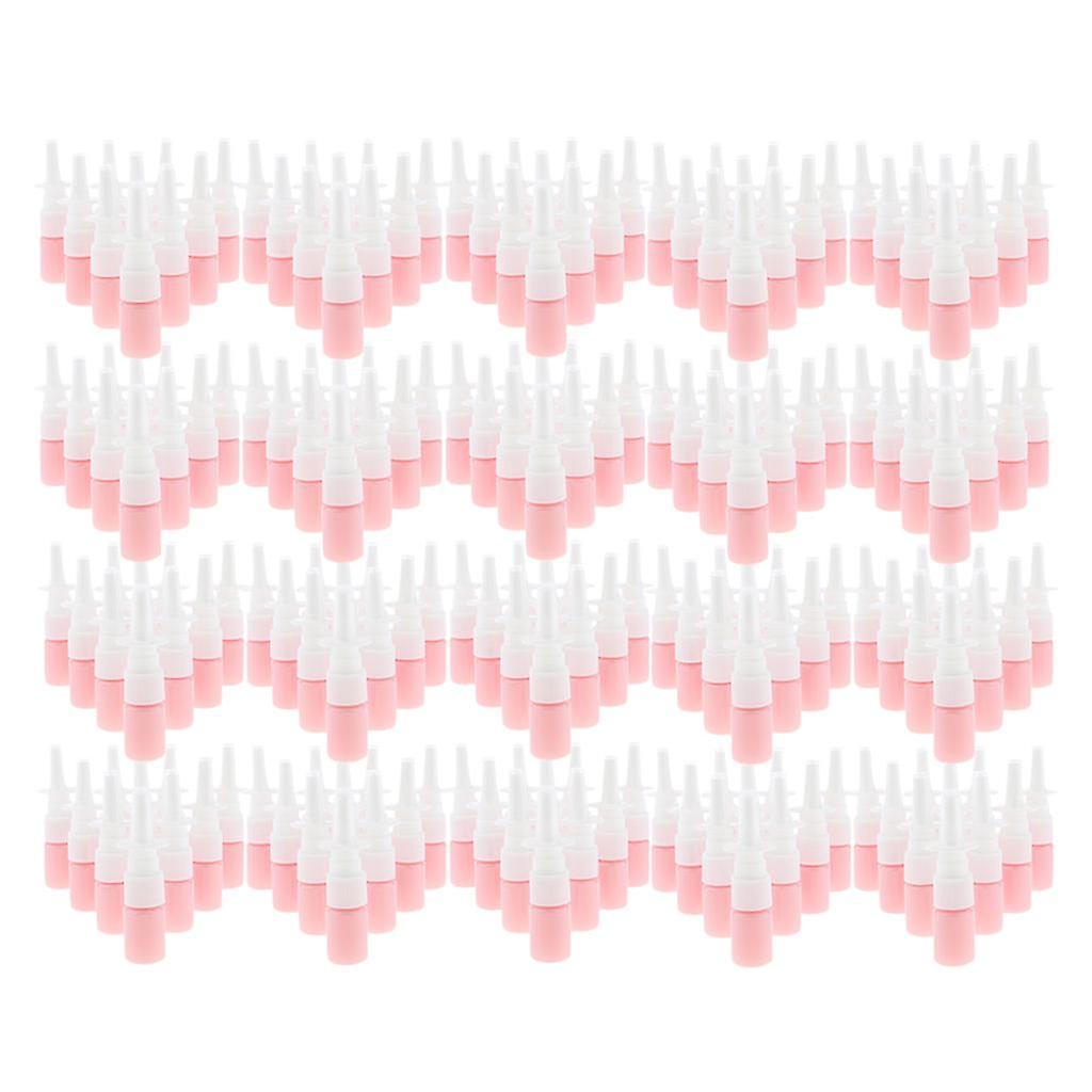 200x 5ml Empty Nasal Pump Spray Plastic Bottle Refillable Fine Mist Sprayer