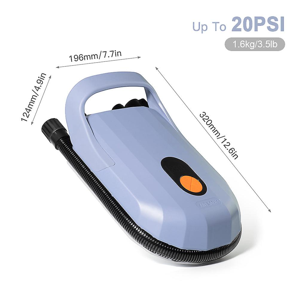 Max 20psi Dc 12v Air Pump 20psi Double Stage Portable Air Pump With 5pcs Air Nozzles Inflatable Pump Fully Support Inflation