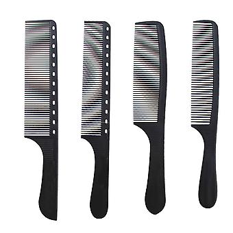 Peigne à Barbe Noir En Plastique - Outil Tout-en-un Pour Coiffure Homme