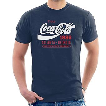 Logo Coca Cola bílá klasická loga muži ' s trička