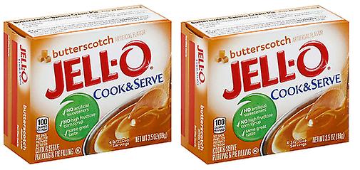 Jell-O Butterscotch Μαγειρέψτε & Σερβίρετε Πουτίγκα και Γέμιση Πίτας 2 Πακέτο