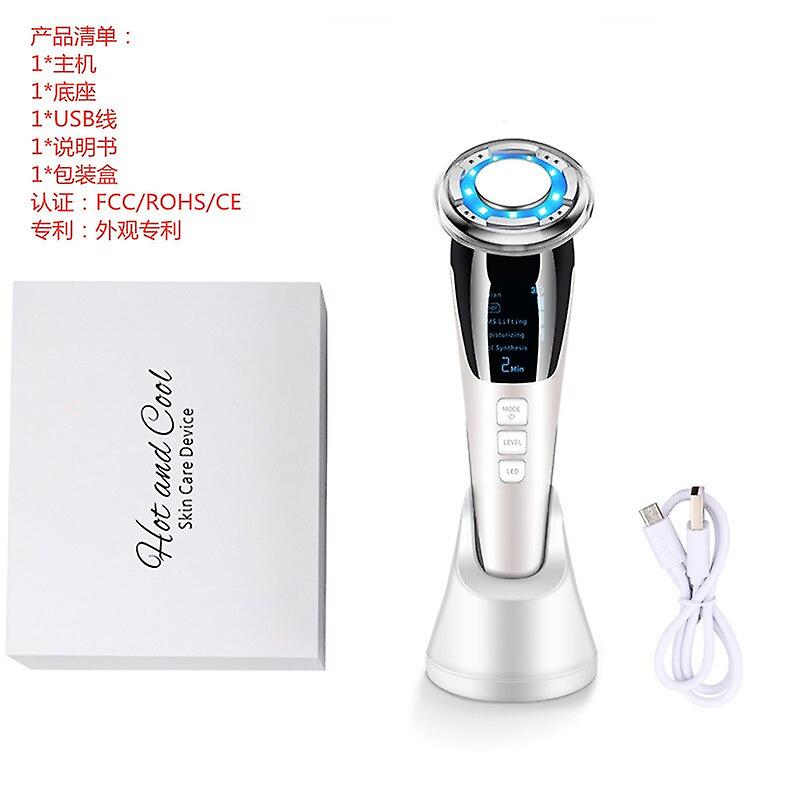 Ems Led Photon Therapy Sonic Vibration Wrinkle Remover Hot Cool Treatment Anti Aging Skin Cleaner Cleansing Rejuvenation Machine