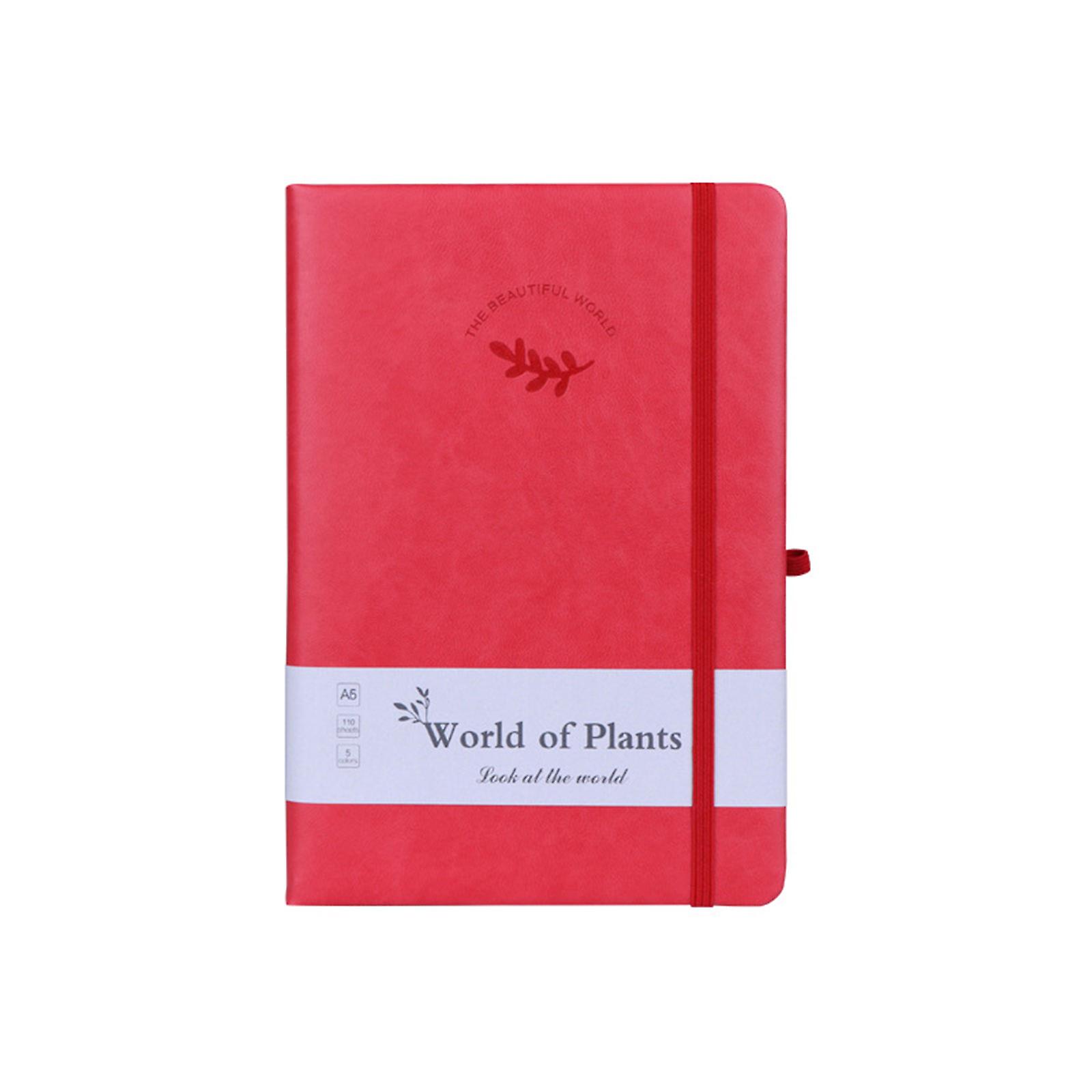 A5/A6 Leather Notepad Mini Hardcover Notepad Small Business Journal Planner