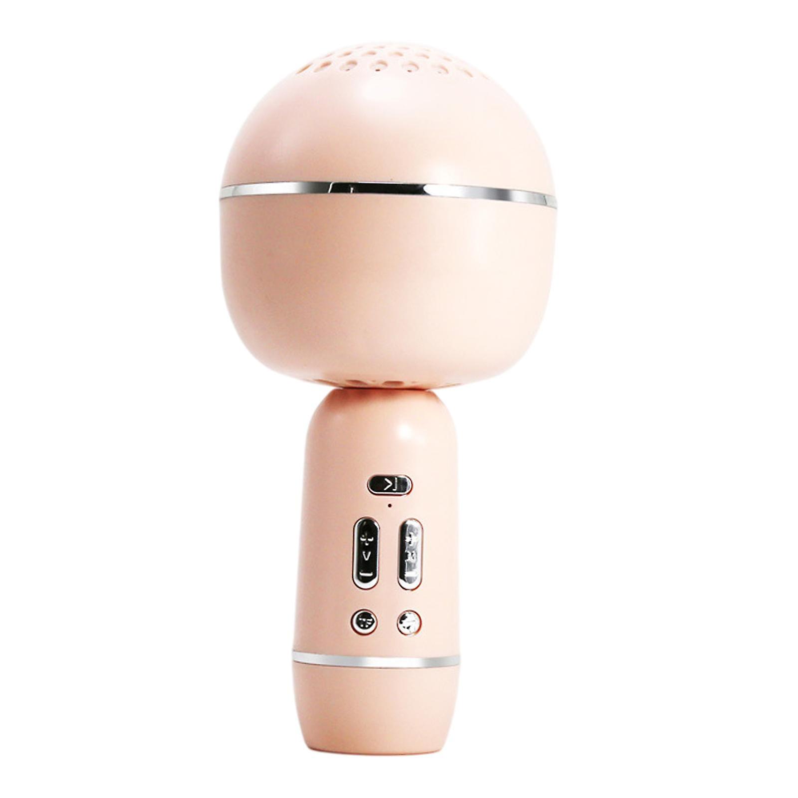 Portable Wireless Microphone Karaoke Speaker Karaoke Machine Pink