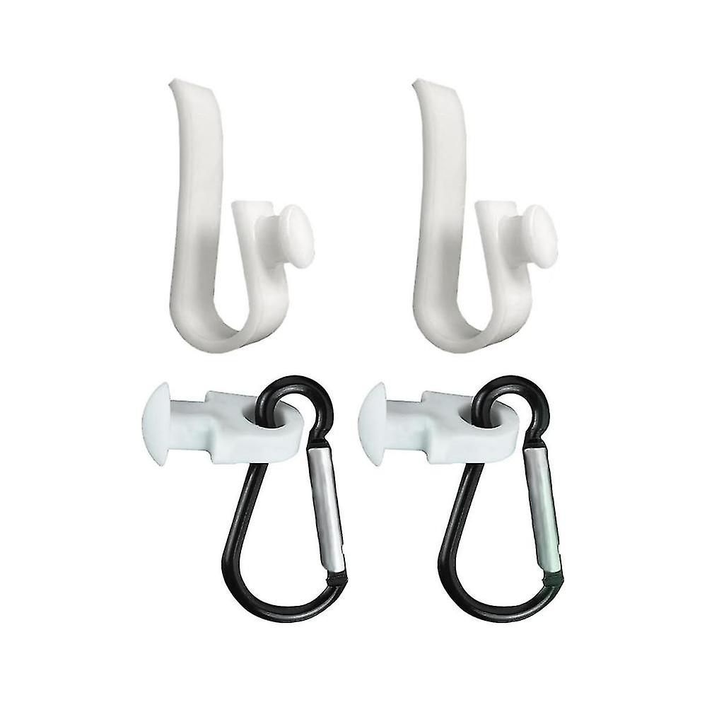 6pcs Hooks Accessoires pour Bogg Bags, Insert Charm Cup Holder Connector Key Holder Mask Holder
