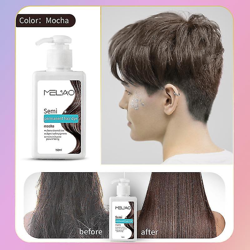Gentle & Odorless Semi-permanent Hair Color With Herbal Protection | Easy Staining & Suitable For Sensitive Scalp | Fix & Lock Color With Plant Dye Cr