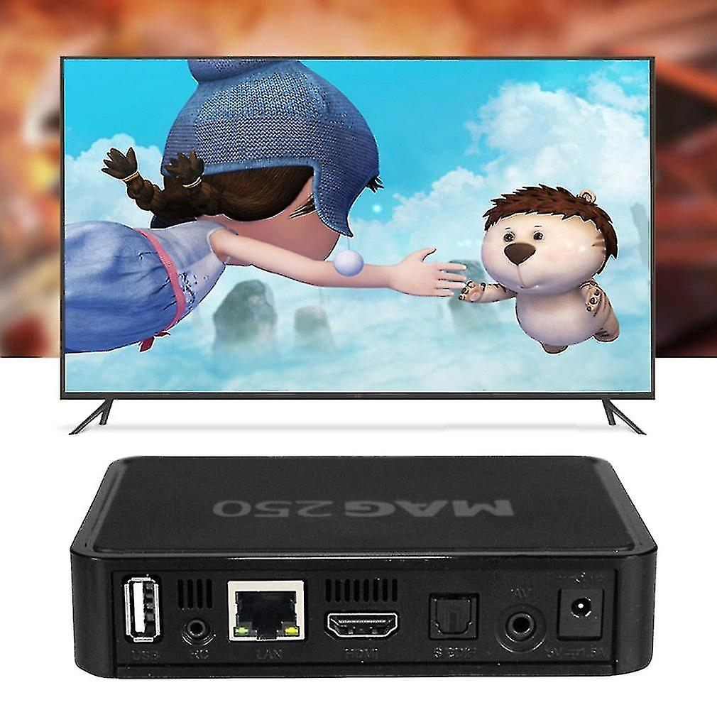 Mag250 Wifi Usb Adapter Iptv Box Media Player With 1 Year Iudtv Iptv Account