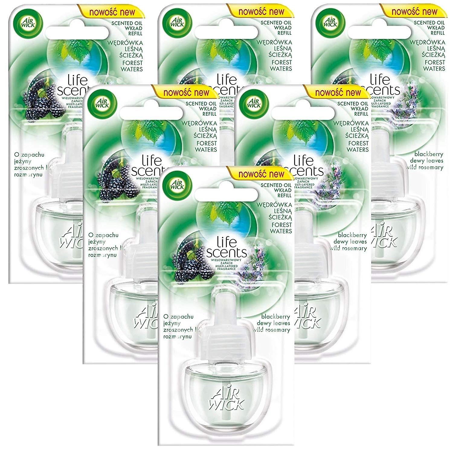 6 X LUFTVEKPLUGG I OLJEPÅFYLLNINGAR - SKOGSVATTEN