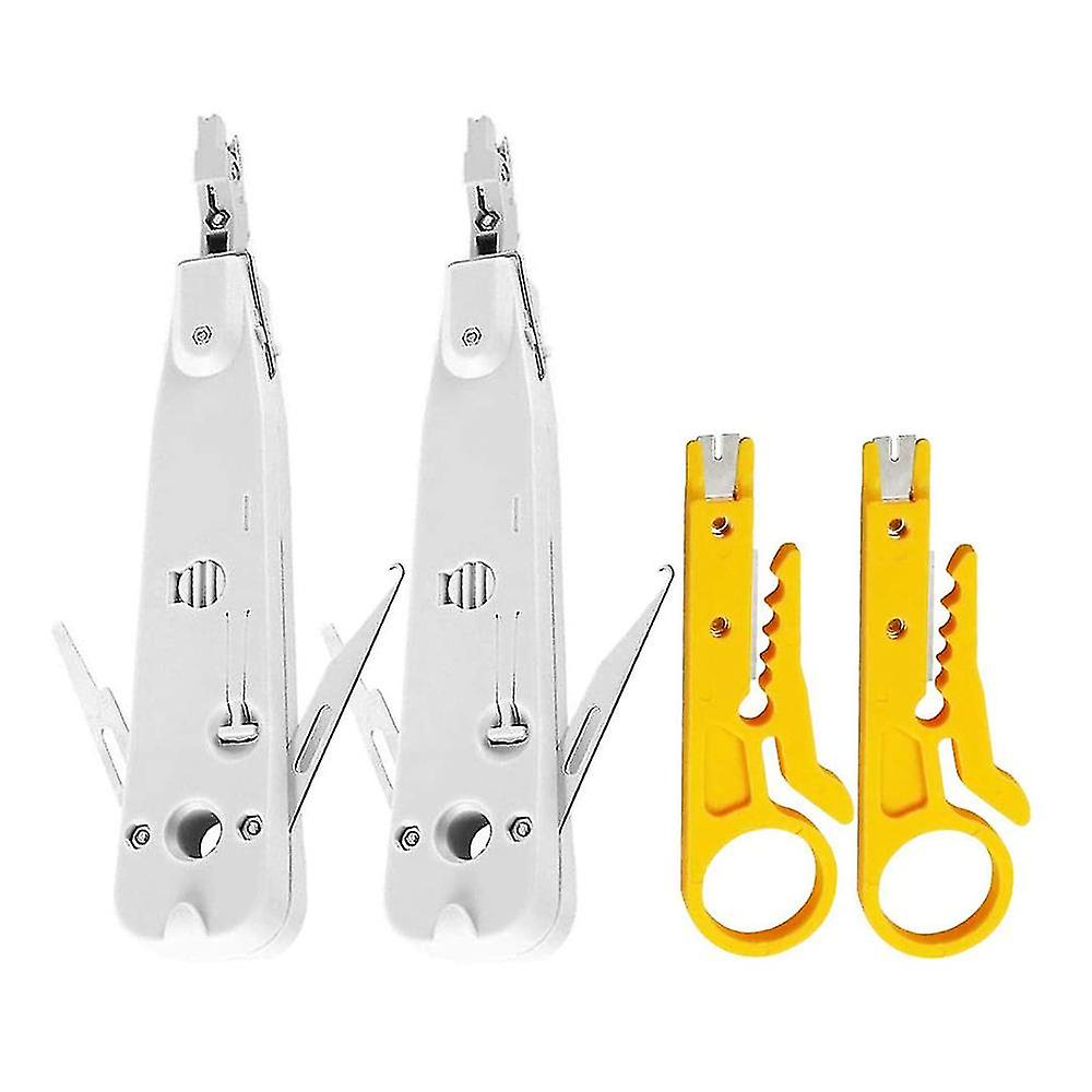 Outil de poinçonnage professionnel Rj45 Rj11 Cat5e Cat6 Réseau Câble de Téléphone Socket Impact Terminal Insert
