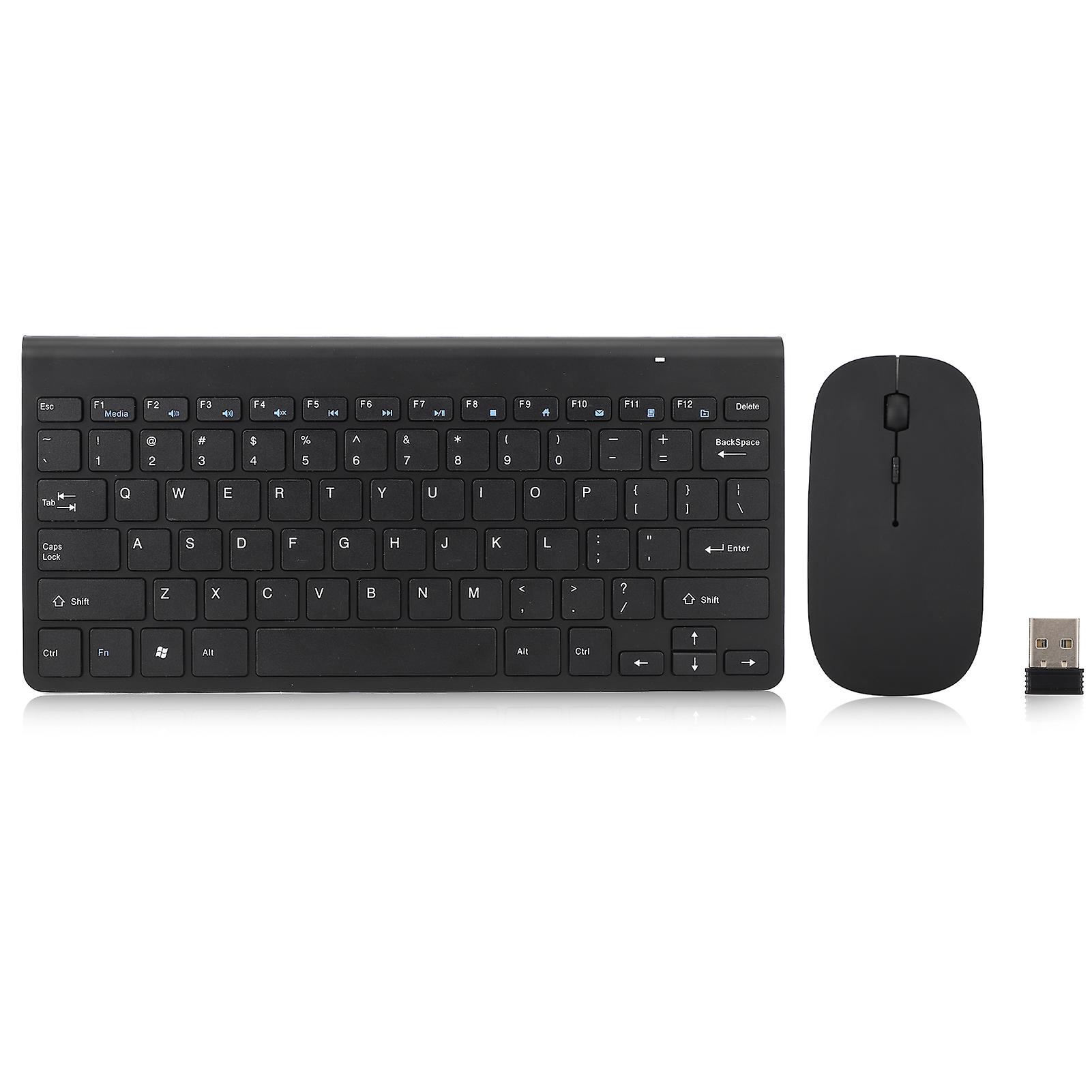 Keyboard and Mouse, Wireless, Ergonomic, Ultra-Slim, Silent