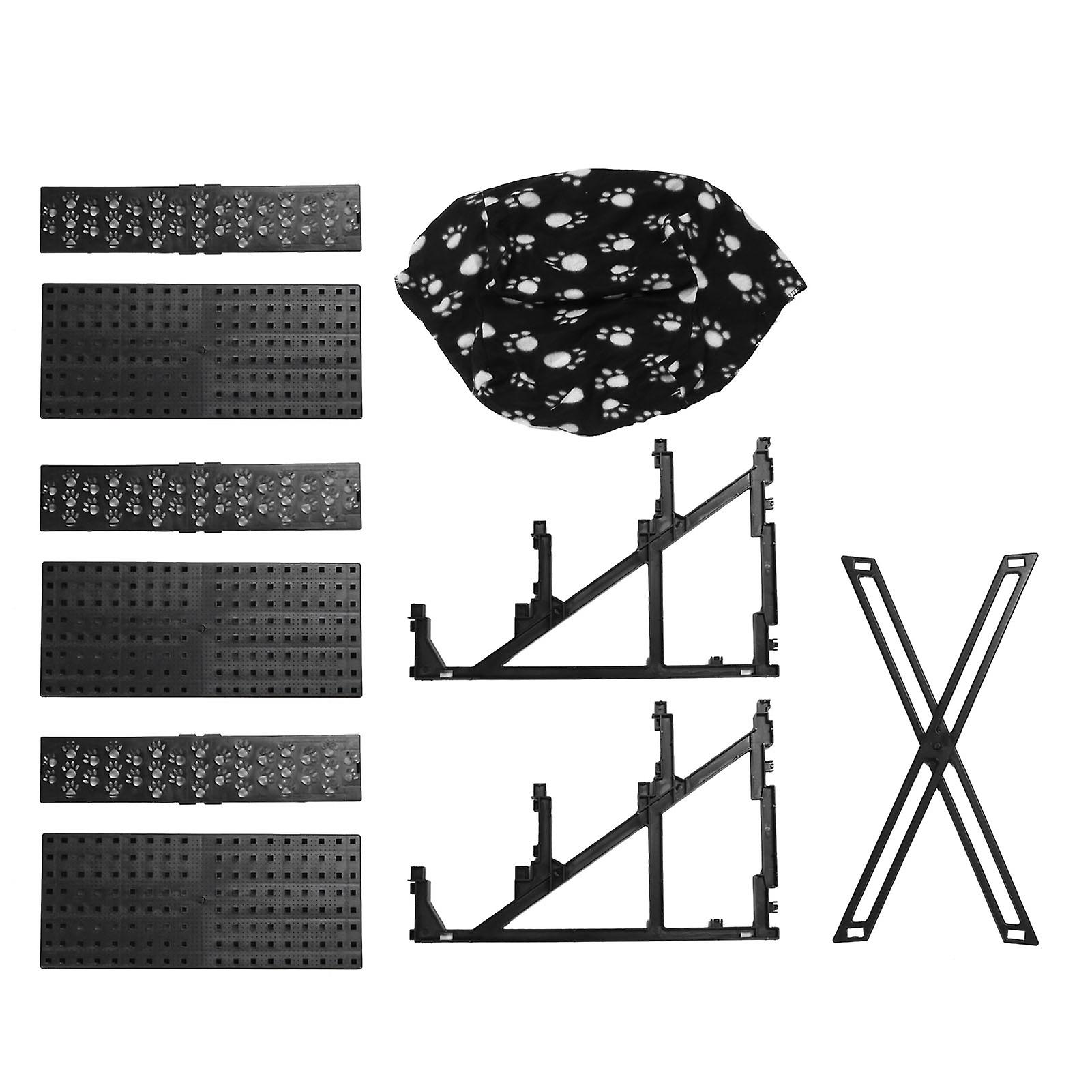 Pet Climbing Ladder, 3 Levels Portable Non-Slip Removable Pet Stairs for Dogs and Cats