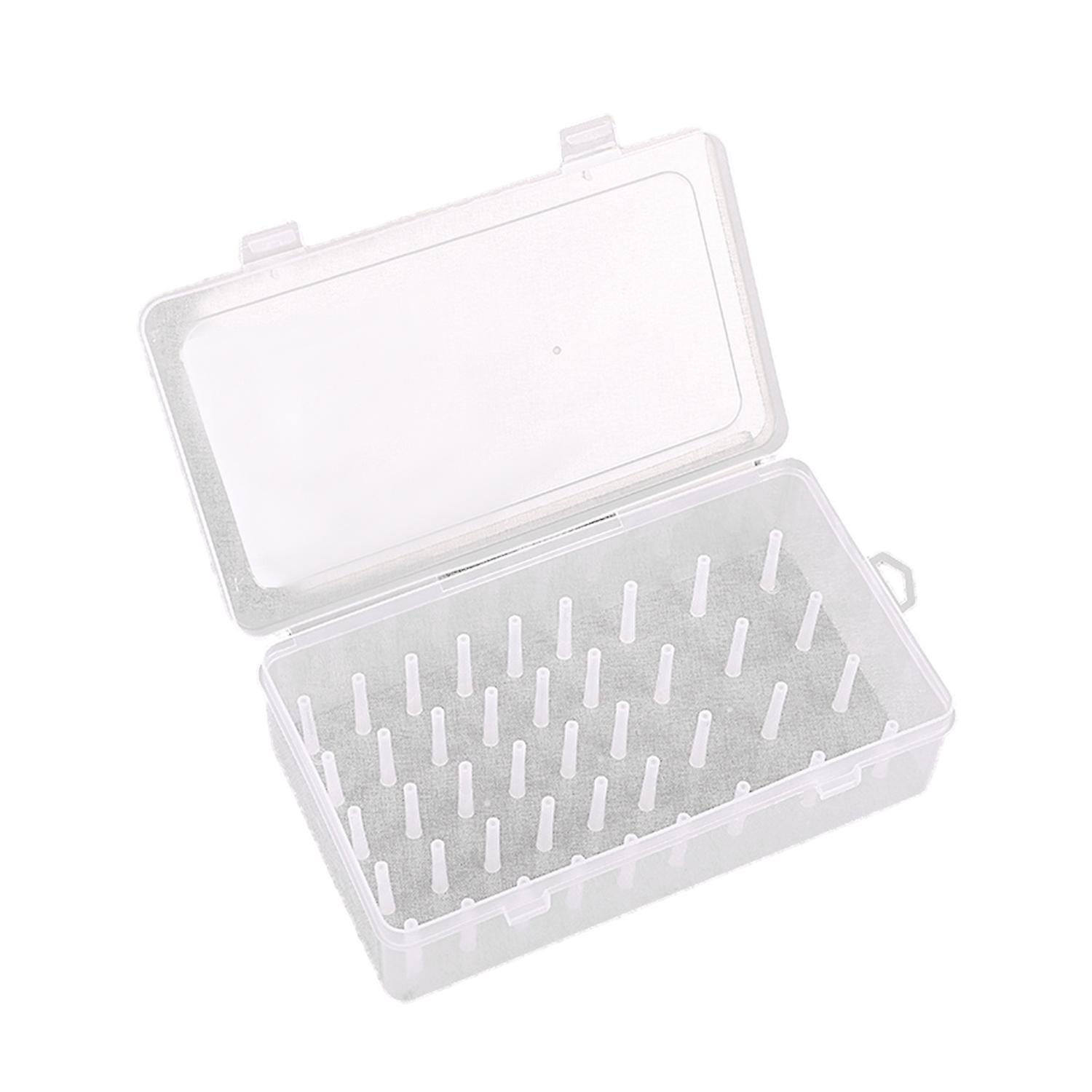 42 Axis Sewing Threads Box Transparent Needle Wire Storage Organizer Containers