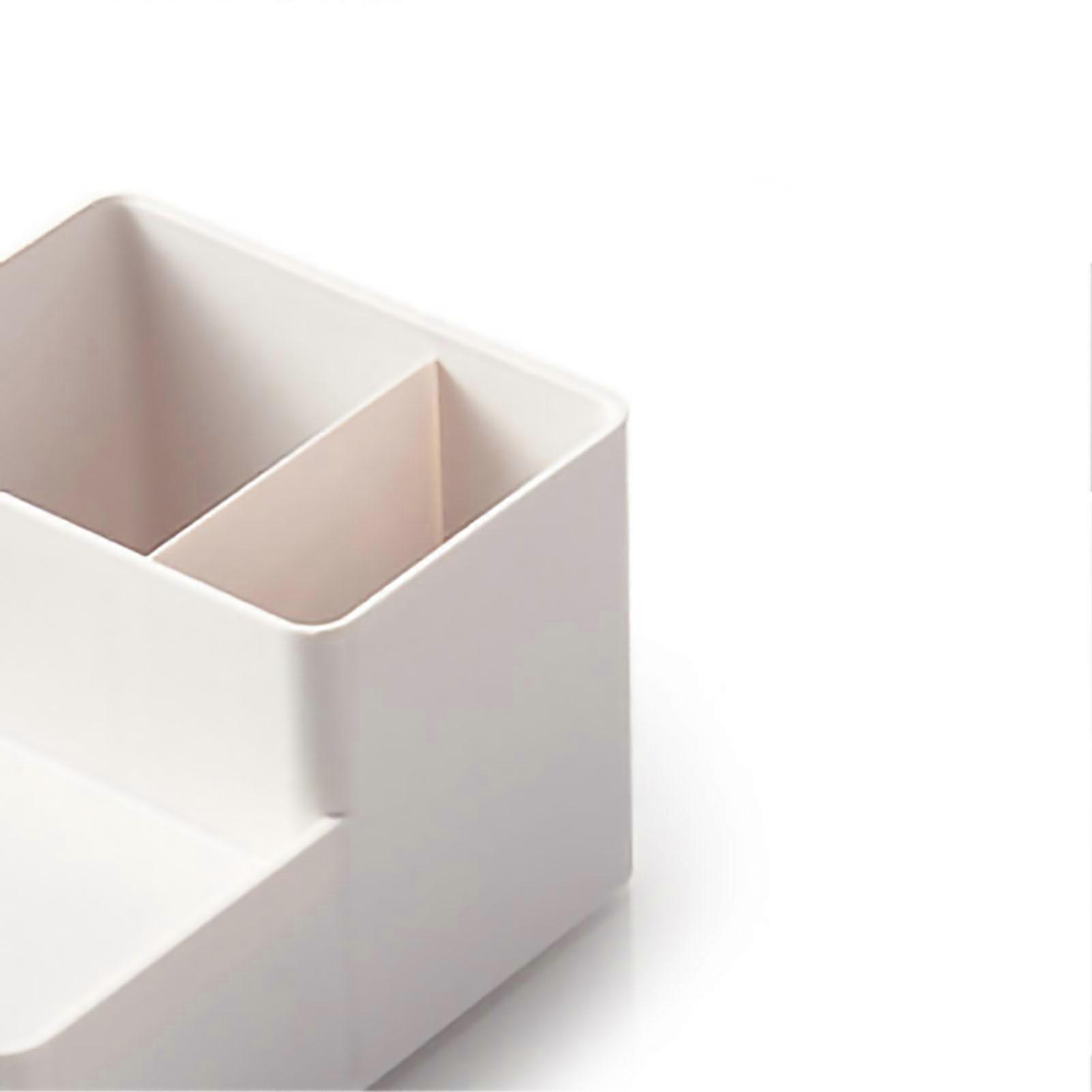 Desk Shelf Organizer Large Capacity A4 Size DIY Assembly Durable ABS Resin Desktop File Organizer Grey White Drawer Pen Holder