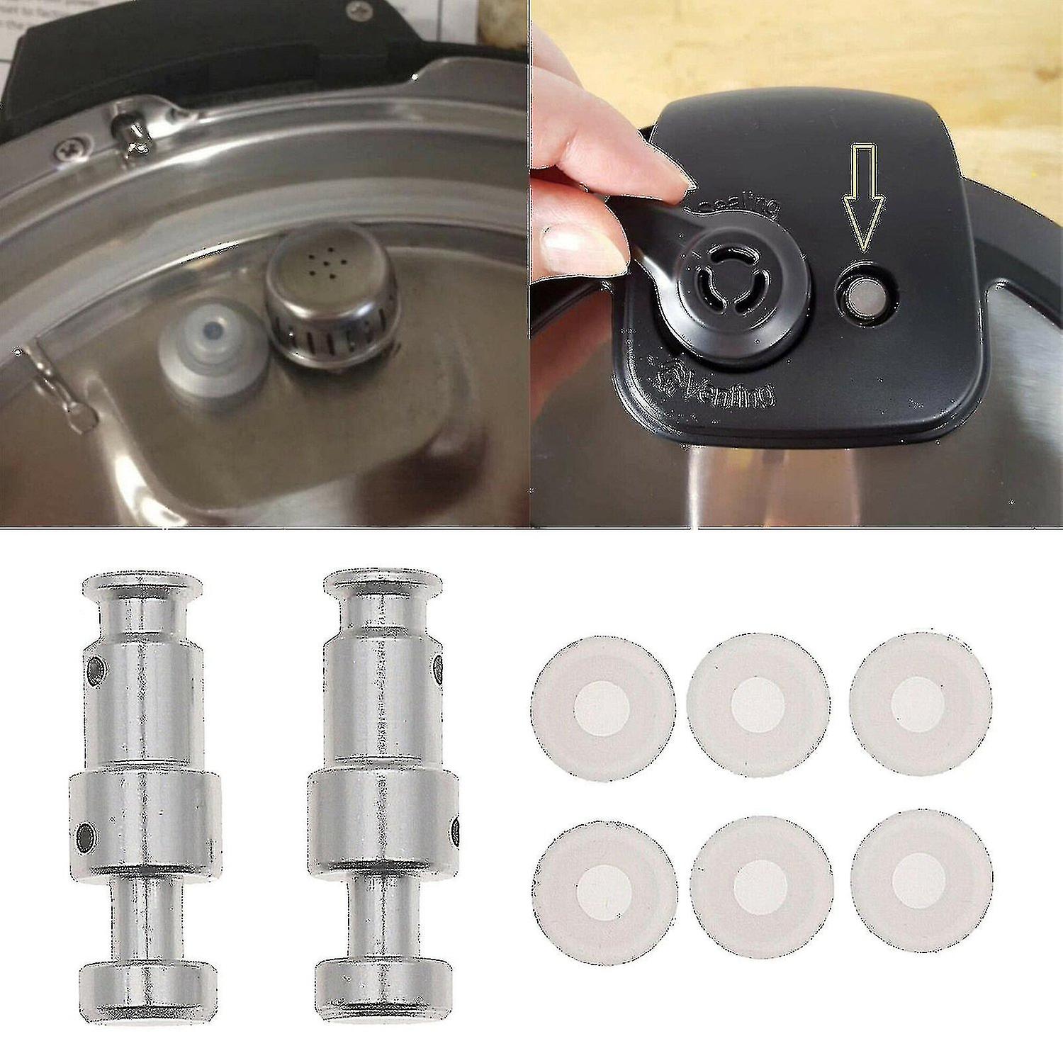 Instant Pot Replacement Parts Float Valve Seal with 6 Sealer Gasket (Silver)