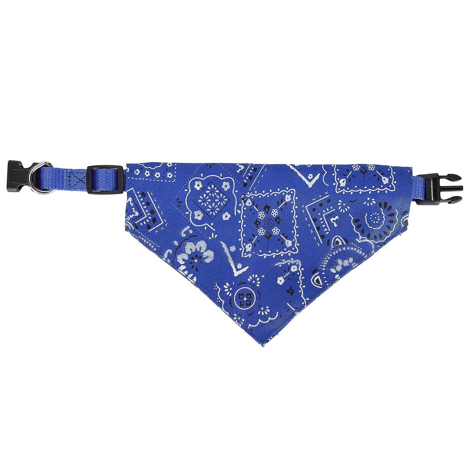 Mouchoir pour animaux de compagnie avec boucle réglable Pet Pig Polyester Écharpe Collier triangulaire