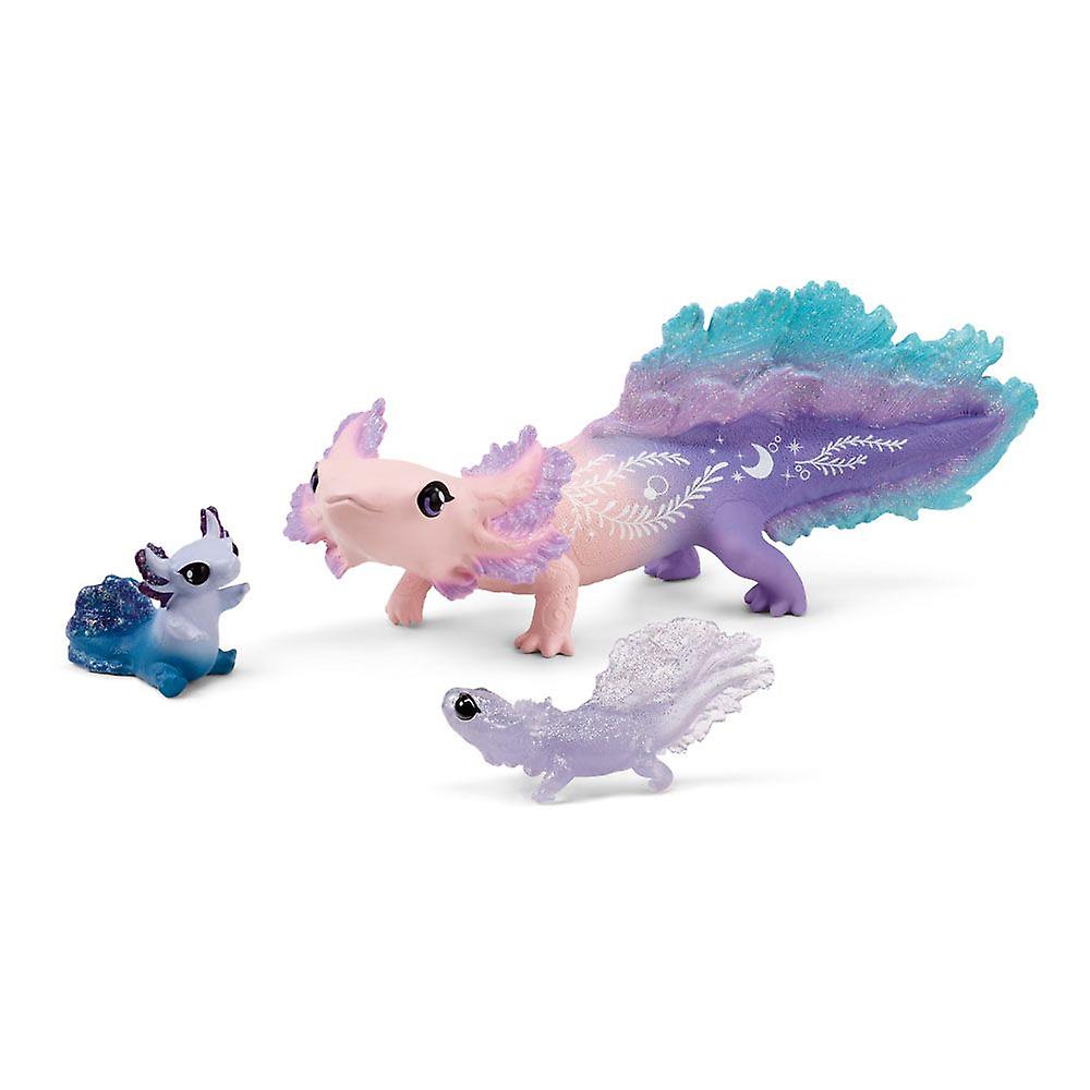 Schleich bayala axolotl discovery set toy playset, 5 to 12 years, multi-colour