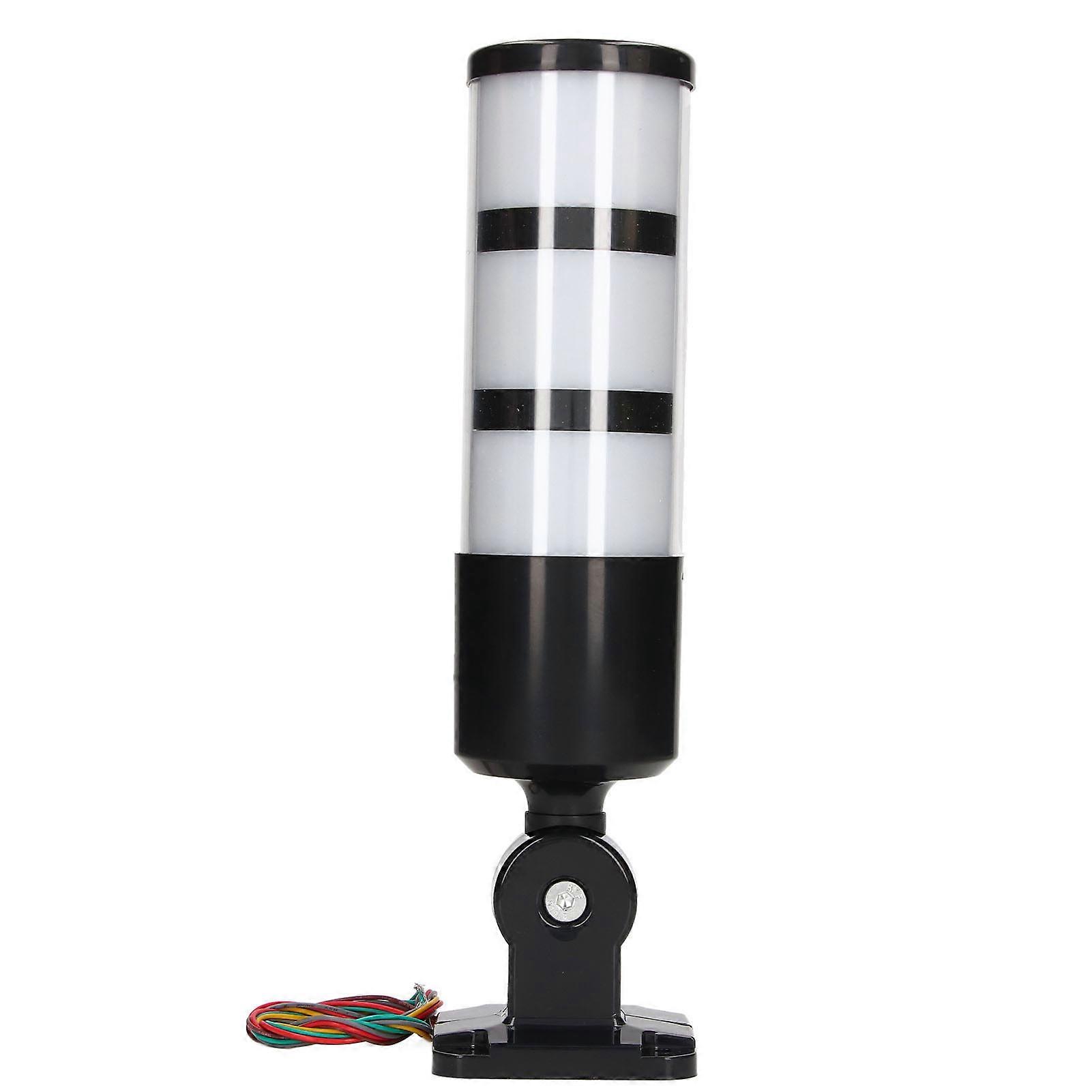 Signal Tower Stack Light Red Yellow Green 3 Layer Folding Warning Lamp, LED Alarm Tower Lamp Light Industrial Signal Warning Light with Buzzer RAPY8