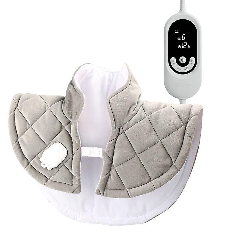 An aggravating heating pad for relieving neck and shoulder pain