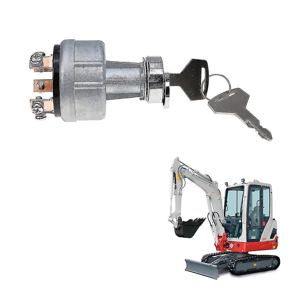 Zündschloss Für Takeuchi Bagger - Mit 2 Schlüsseln Ersatzteil