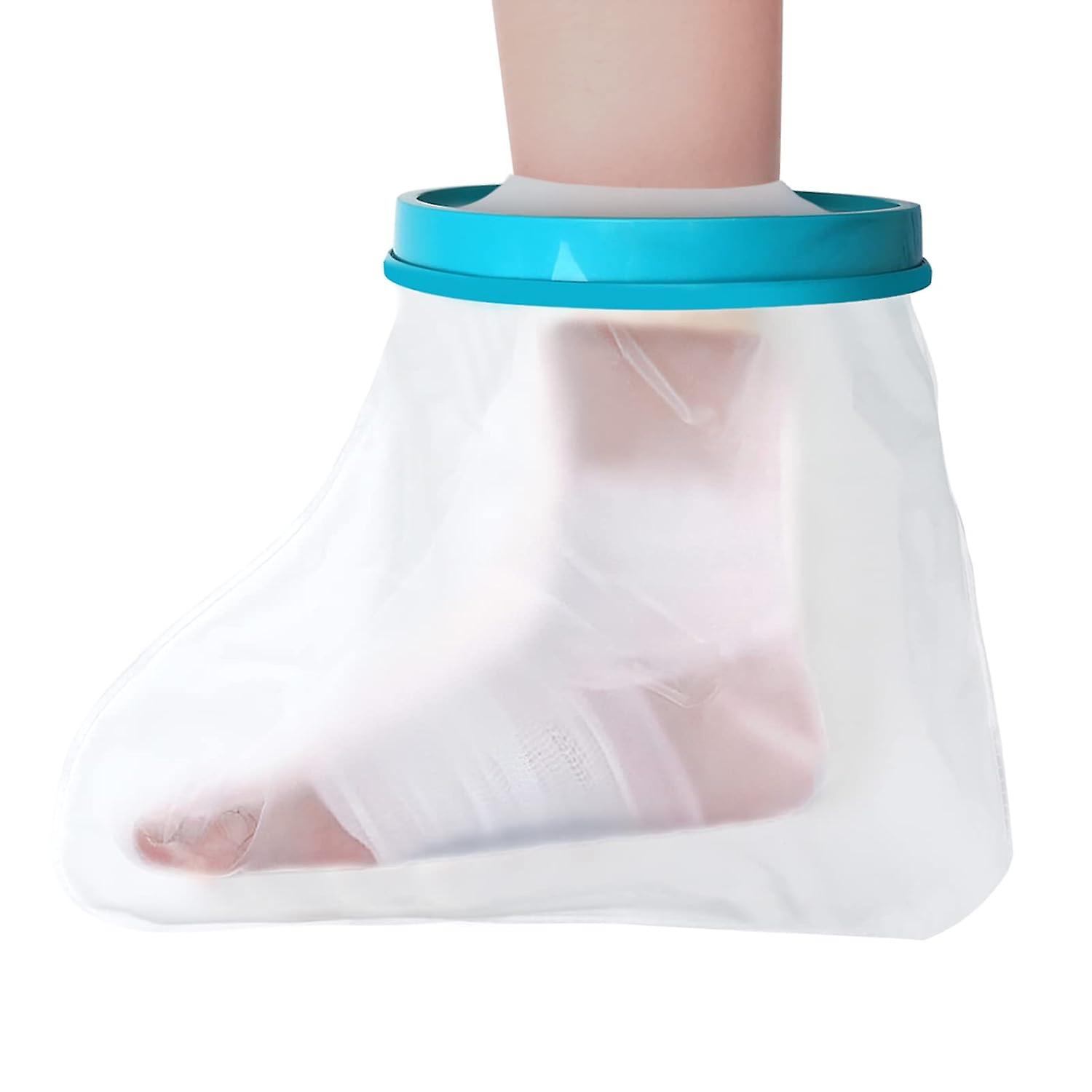 Adult Shower Foot Protector, Waterproof Cast Protector for Shower
