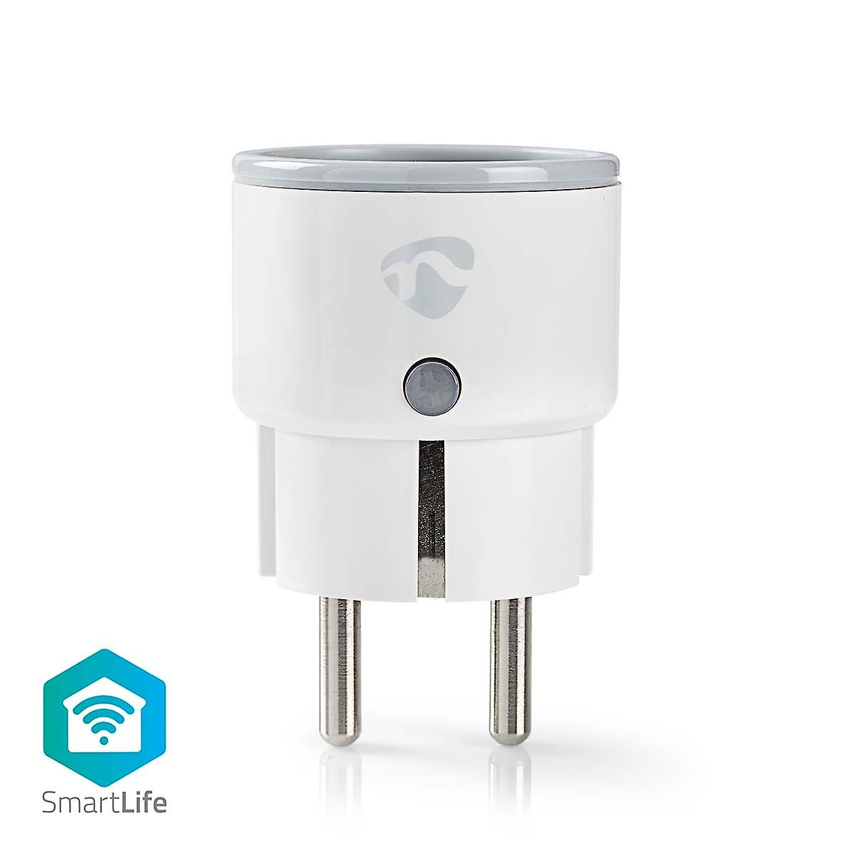 SmartLife Smart Plug | Wi-Fi | Current Meter | 2500 W | Grounded Plug / Type F (CEE 7/7) | -10 - 40 °C