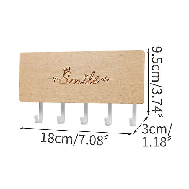 Shelf Storage Rack Key Wooden Hanger Room Rack