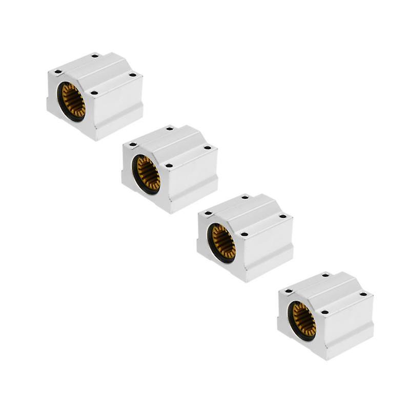 4Pcs Sc16uu 16mm Solid Polymer Linear Motion Bearing Slide Bushing For Cnc