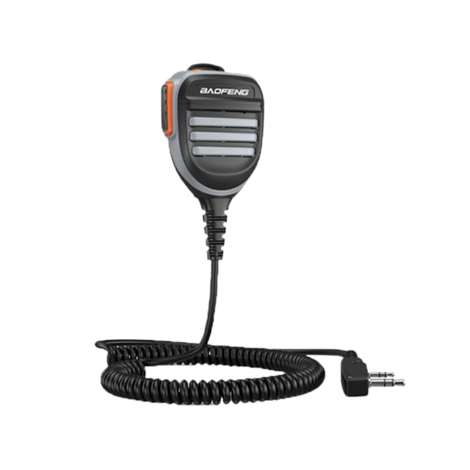 Speaker Radio Handheld Speaker Waterproof PP,Rainproof Handheld Speaker Mic for Two Way Radio UV-82 BF-888S Police