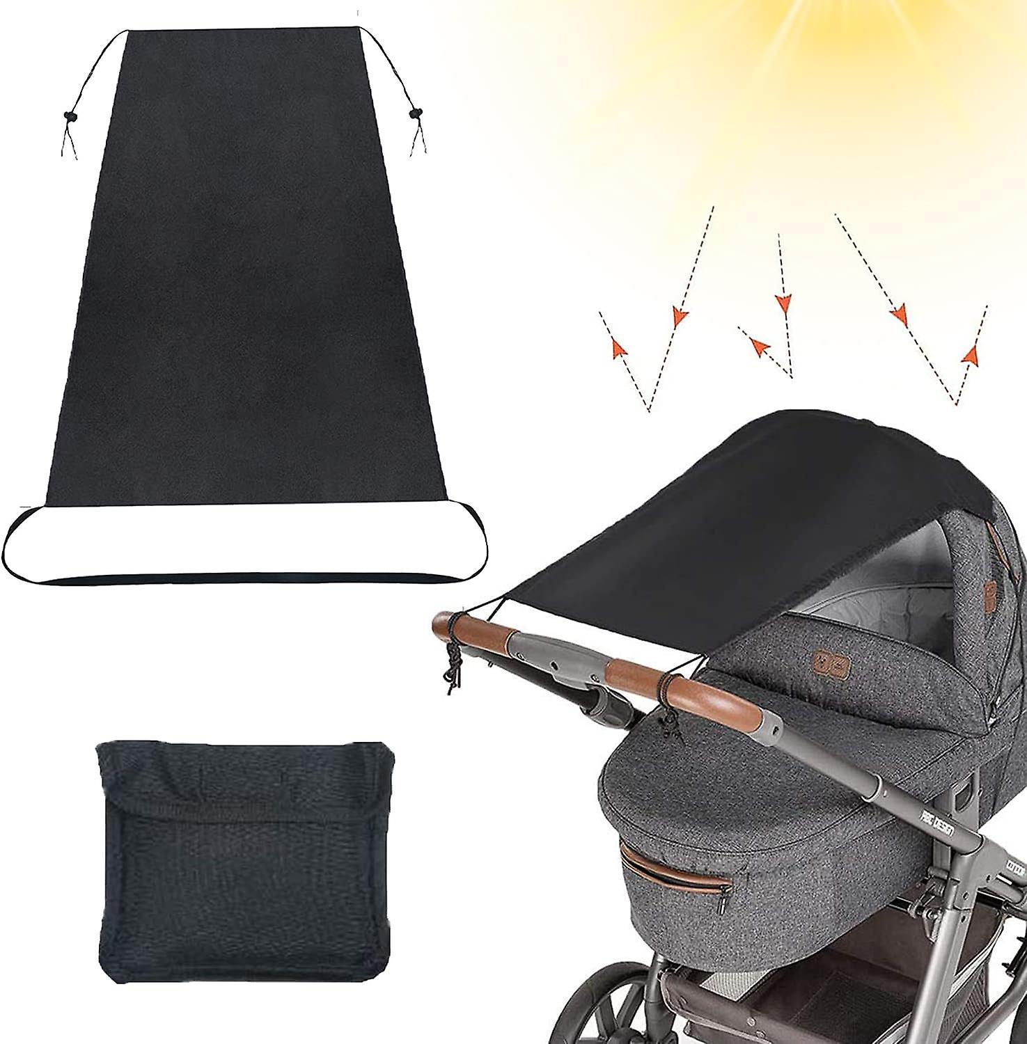 Stroller Canopy, Universal Stroller Sun Cover with UPF50+ UV Prot