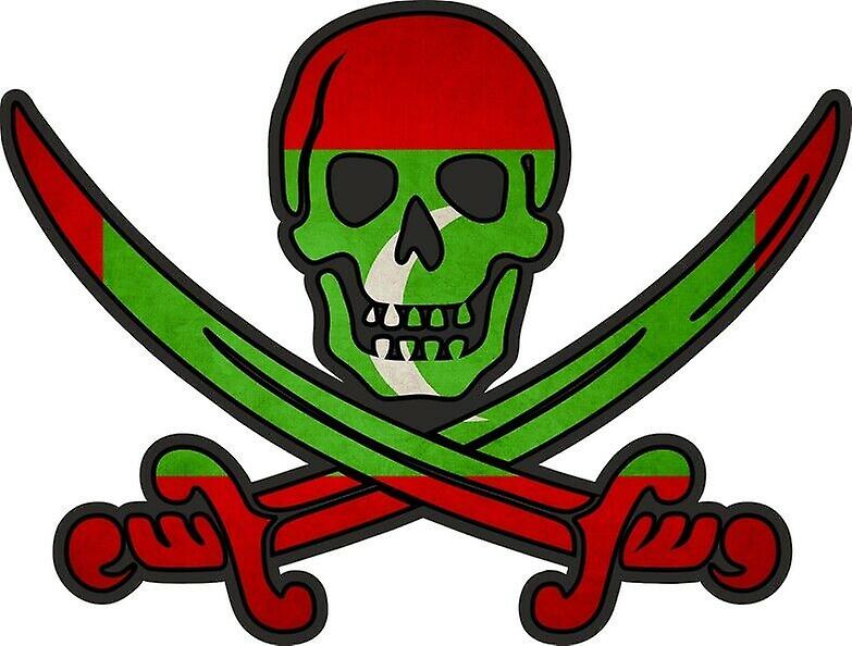 贴纸贴纸海盗杰克拉卡姆卡利科国旗国家 Mv 马尔代夫