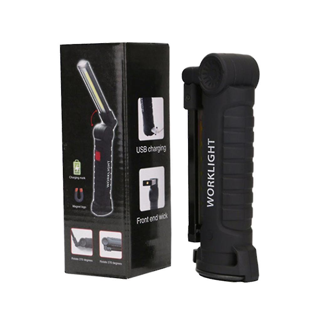 1pc Flashlight Multi-functional Foldable Work Light Inspection Lamp Torch For Work Reading Climbing 