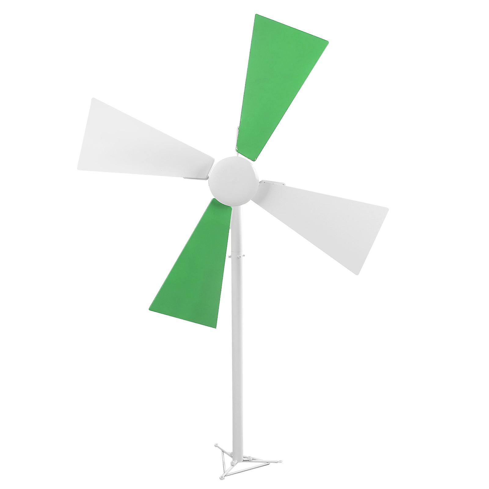 Wind Spinner Weather Resistant Waterproof 360° Smoothly Rotation Garden Windmill Green White