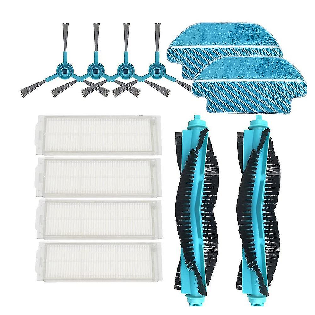 Walzenbürste Seitenbürsten Filter Mopppads für Conga 3490 3290 Roboter