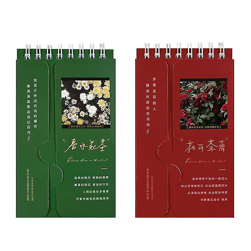 2pcs Writing Notepad