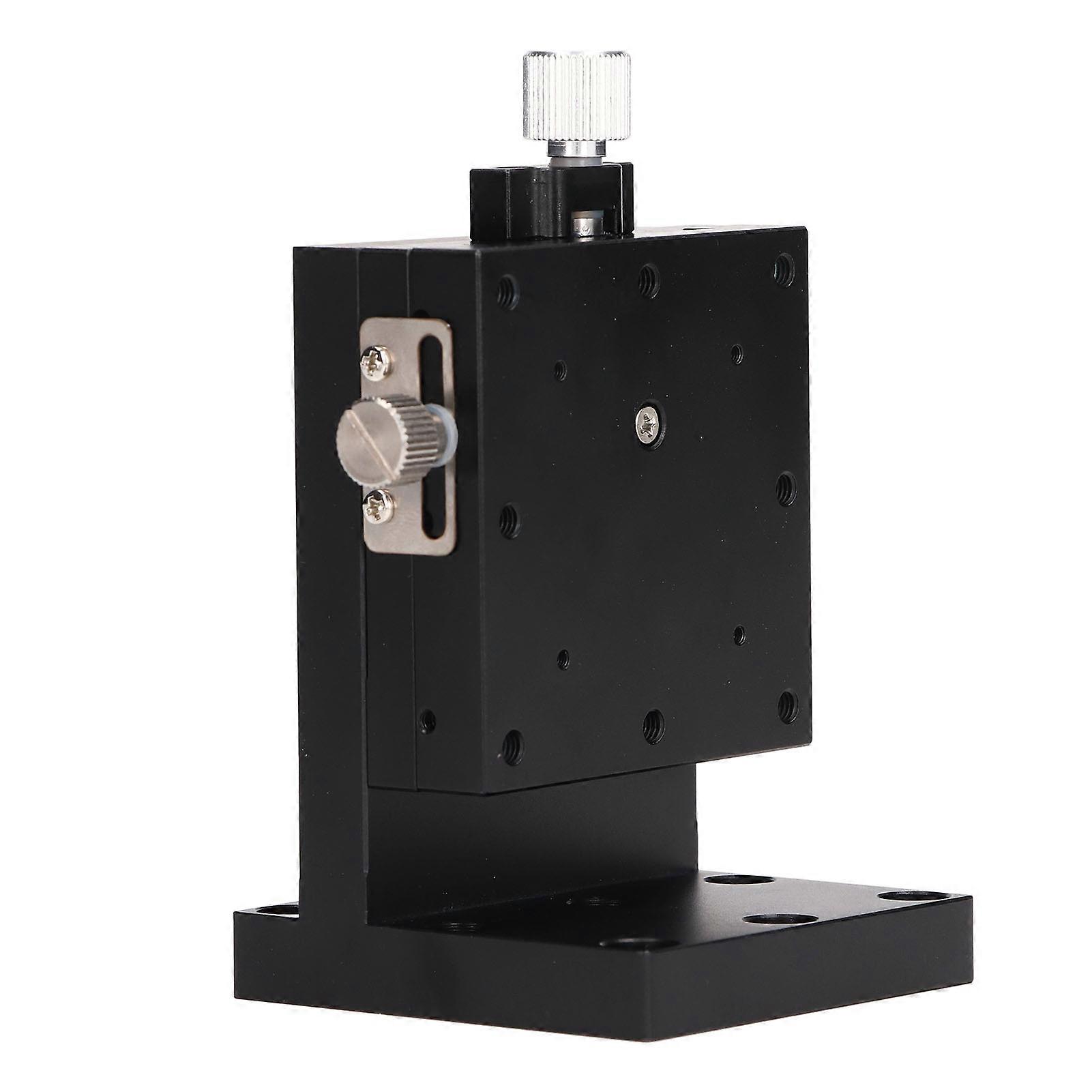 Z Linear Stage Manual Accurate Z Axes Feed Screw Sliding Table With Scale Displacement Platform 60x60mm