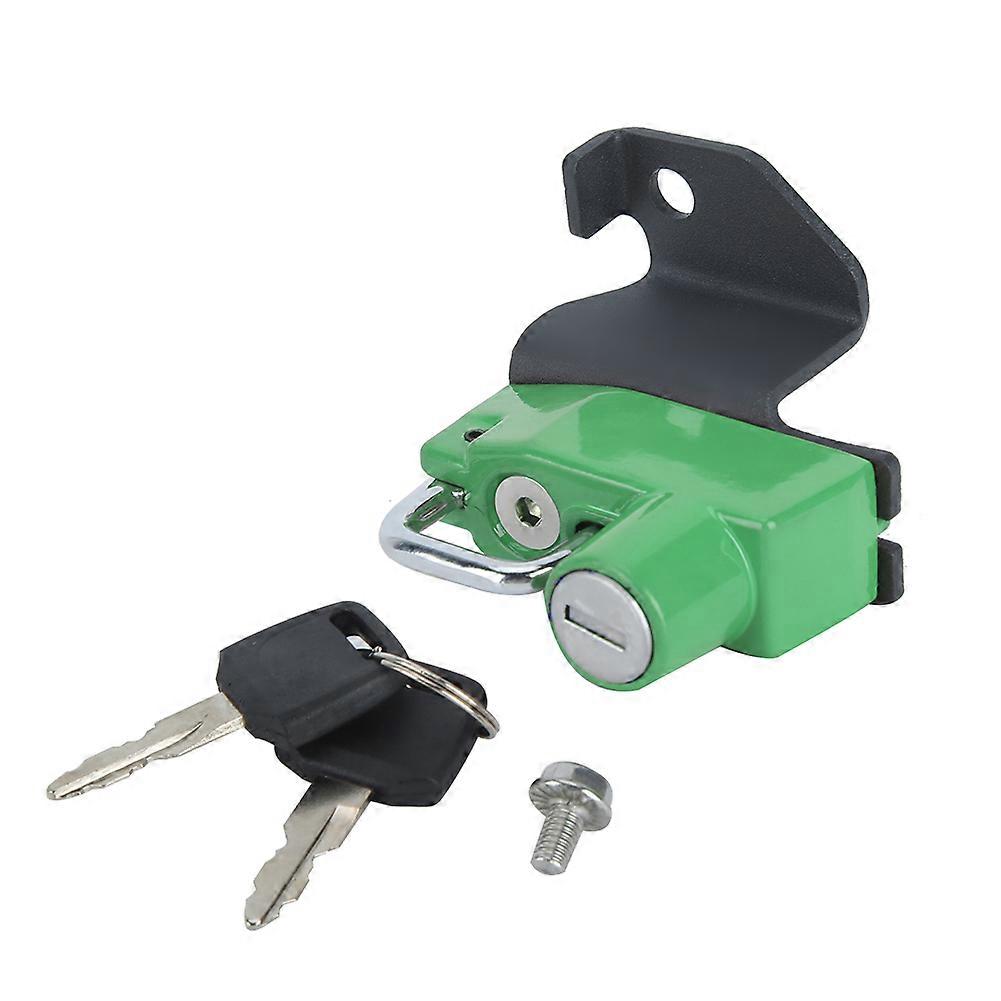 Motorcycle Anti Theft Helmet Lock Left Side Fits For Kawasaki Vulcan S Abs 2015+(green )