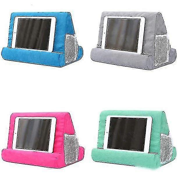 thumbnail image 2 of Cozy Multi-Angle Tablet & Laptop Pillow Stand - Soft Foam Lap Desk For Bed & Couch 2 of 3